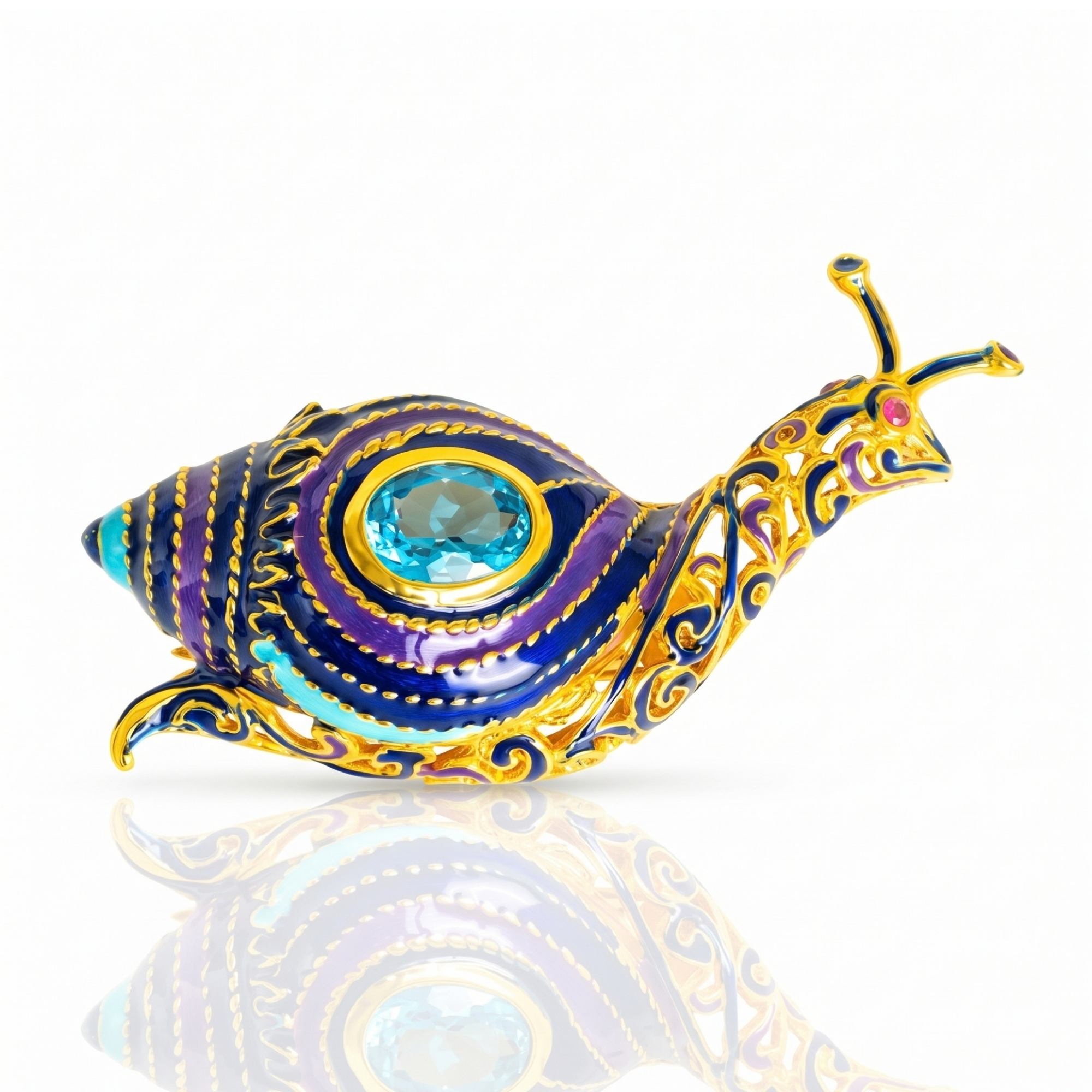 BH0143 Blue Topaz , Amethyst , Ruby , sapphire , Citrine